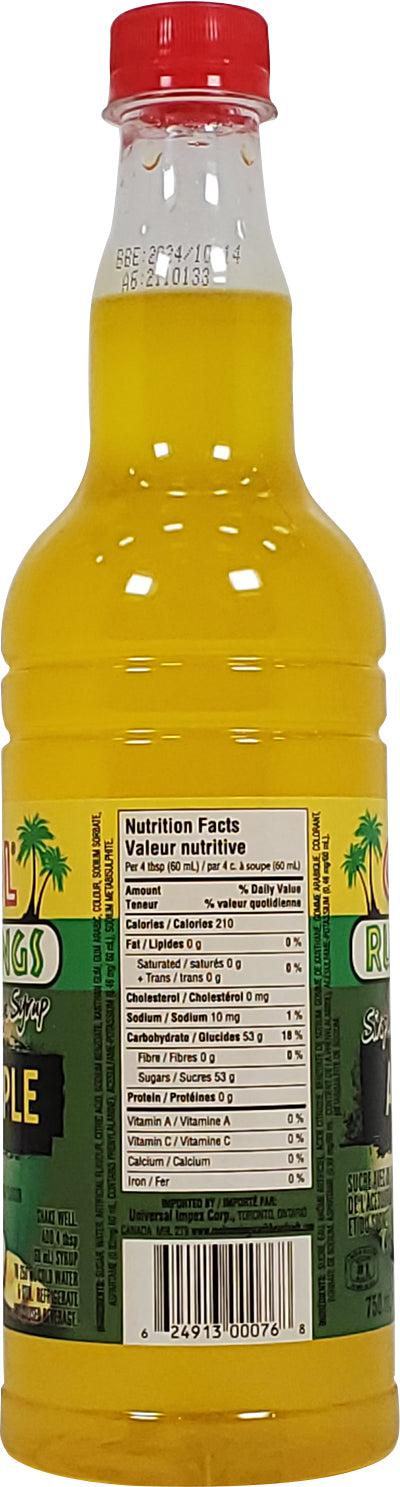 Cool Runnings - Pineapple Beverage Syrup - Image 2