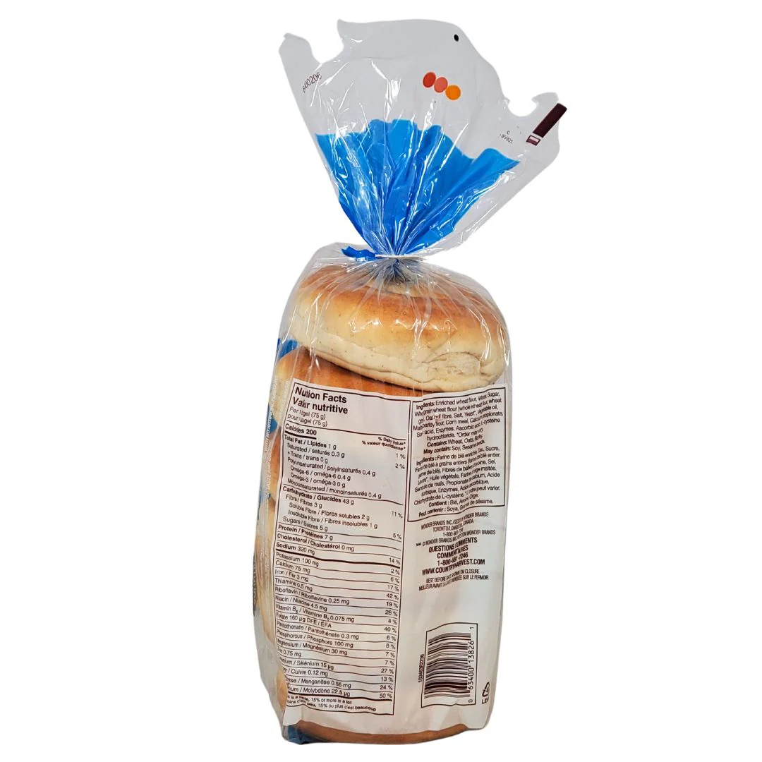 Country Harvest - Bagel - Fresh - Orignal - 13826 - Image 2