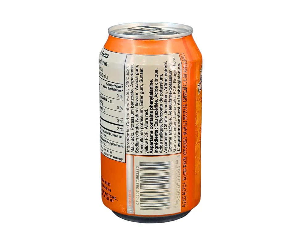 Crush - Orange - Zero - Cans - Image 4