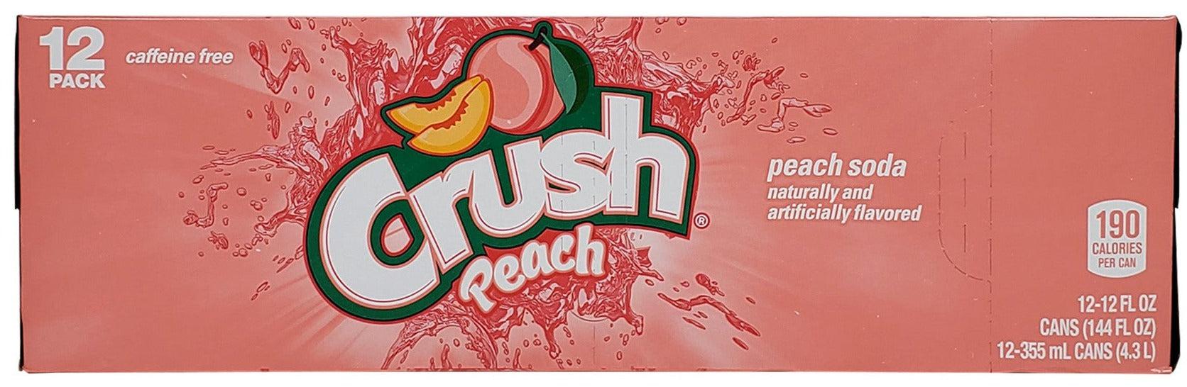 Crush - Peach Soda - Cans - Image 3