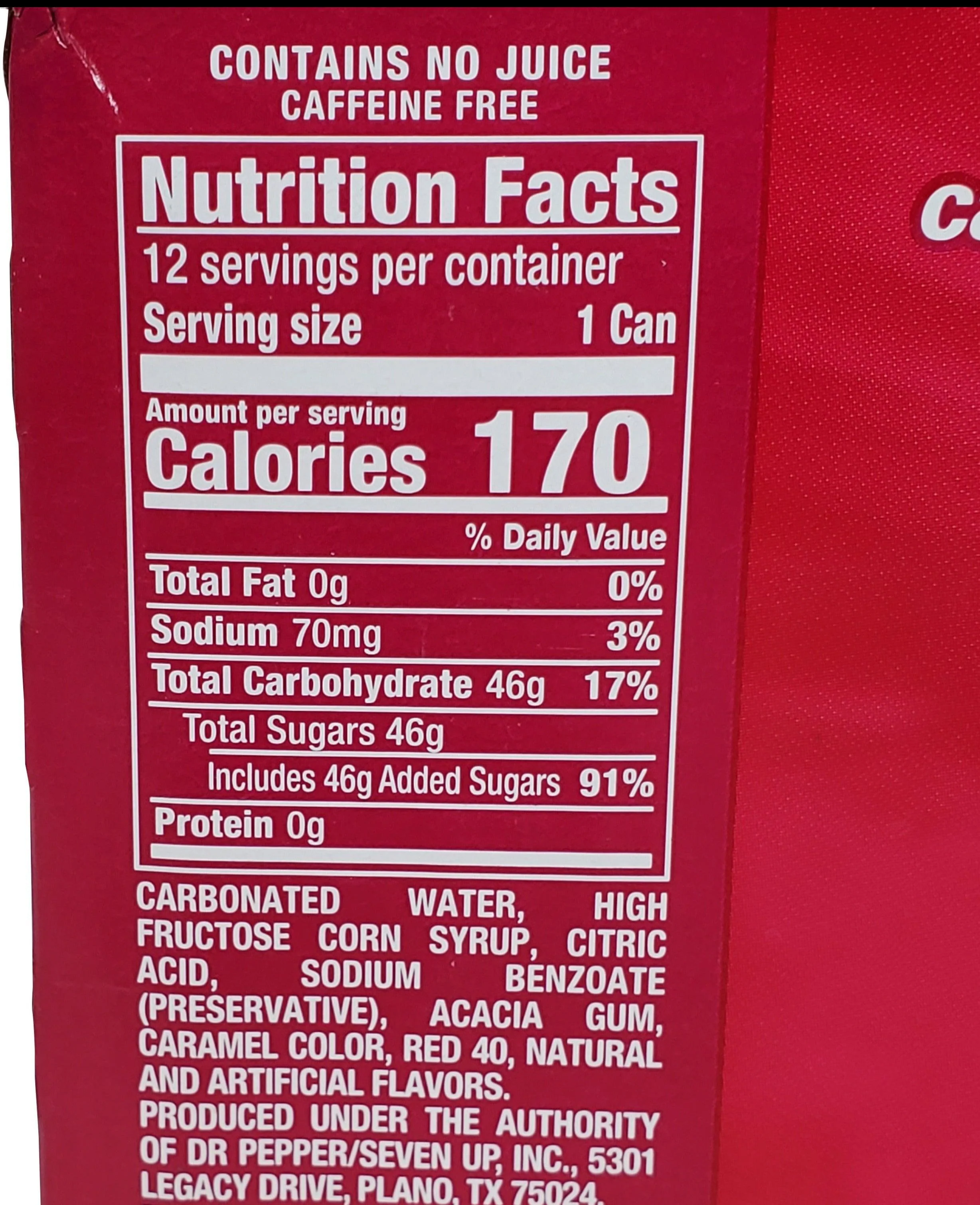 Crush - Strawberry Soda - Cans - Image 2