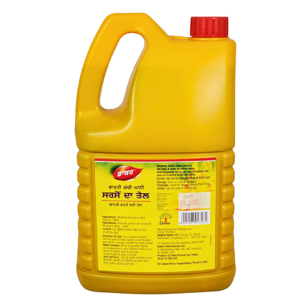 Dabur - Mustard Oil - 5 Lt - Image 2