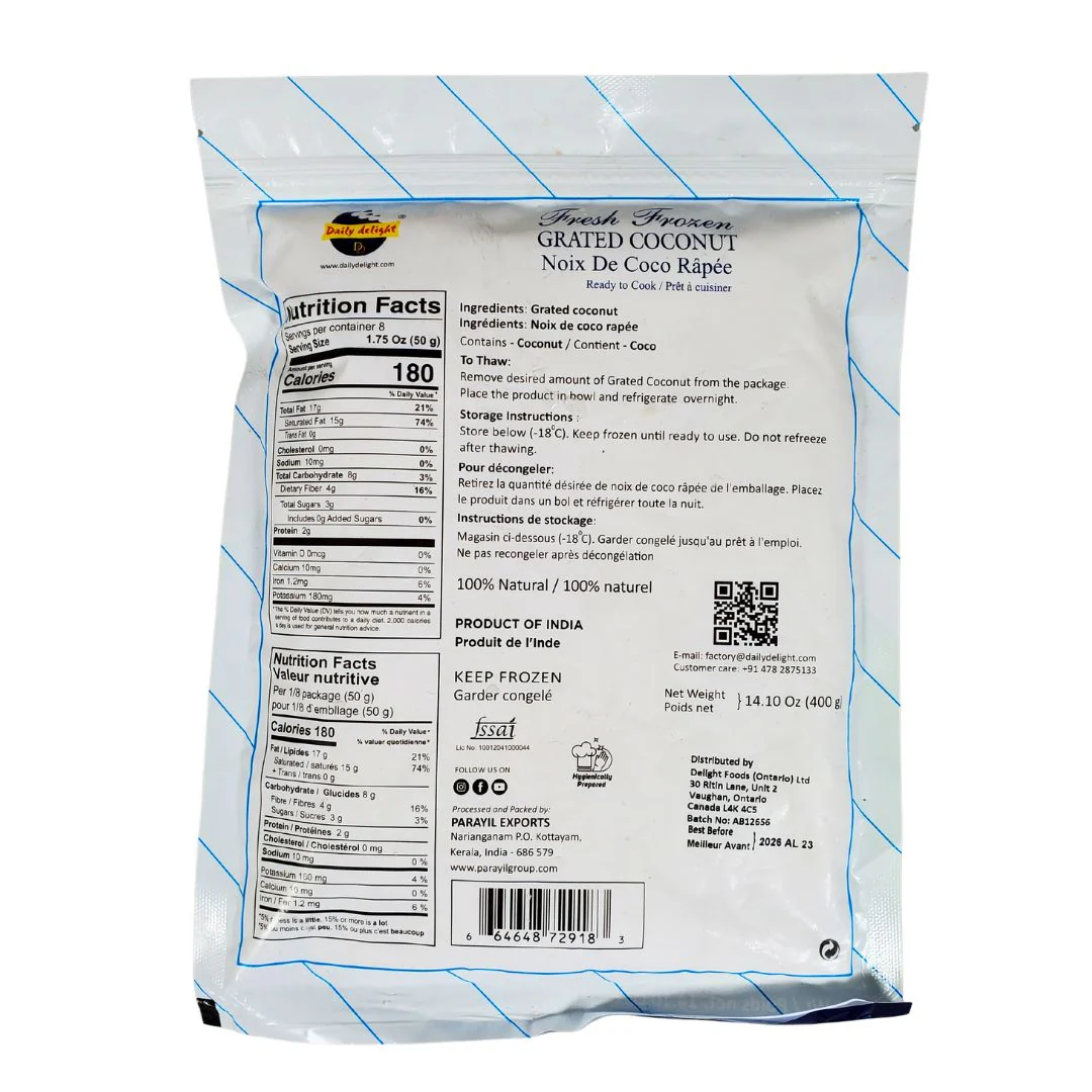 Daily Delight - Grated Coconut - Frozen - Image 2