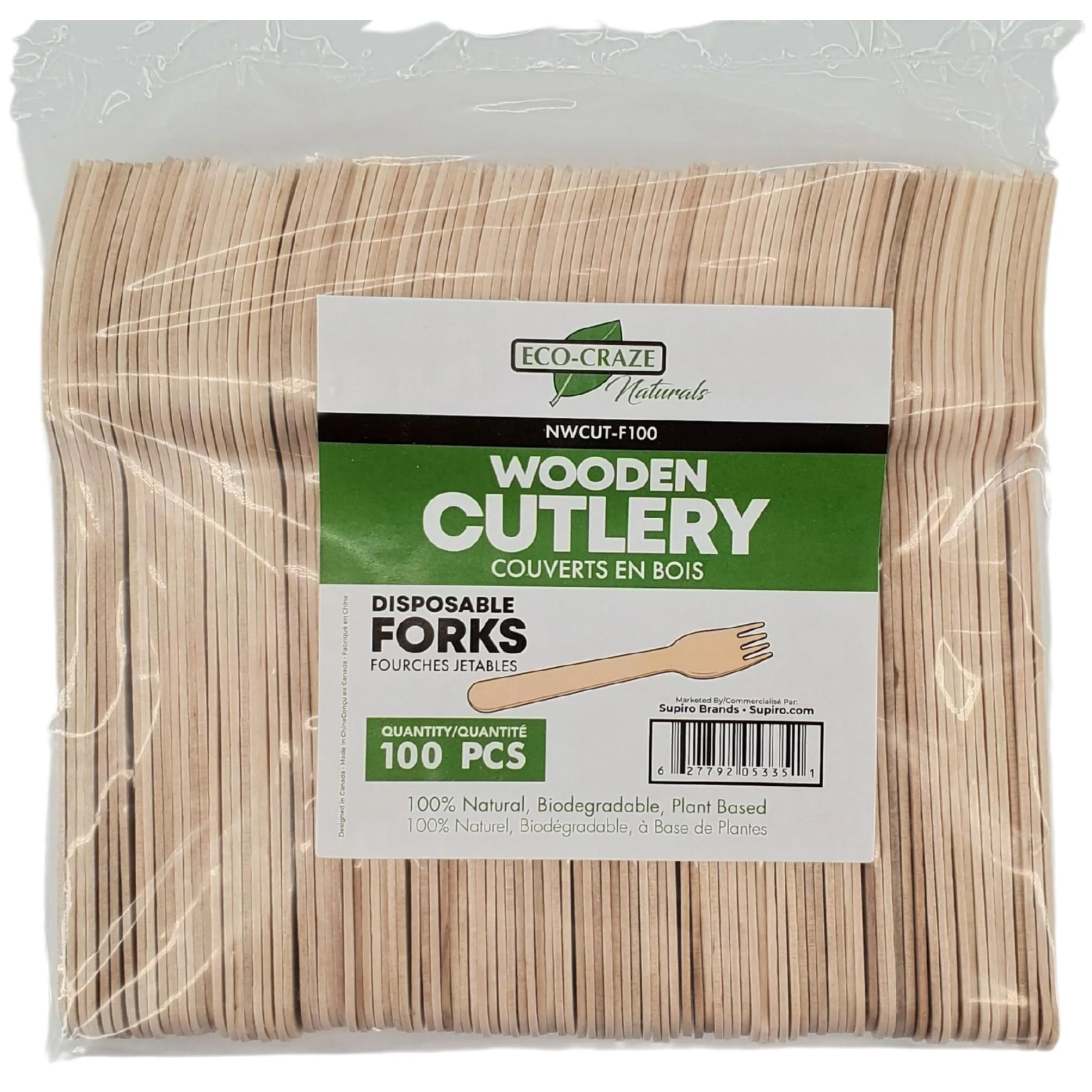 Eco-Craze - Bamboo Forks - Disposable - NBB-F100 - Image 5