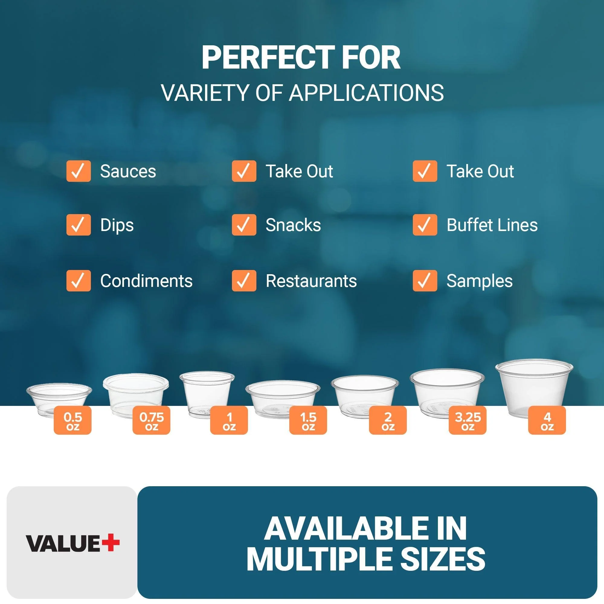 Value+ - 1.5oz Portion Cups - P150N - Image 5