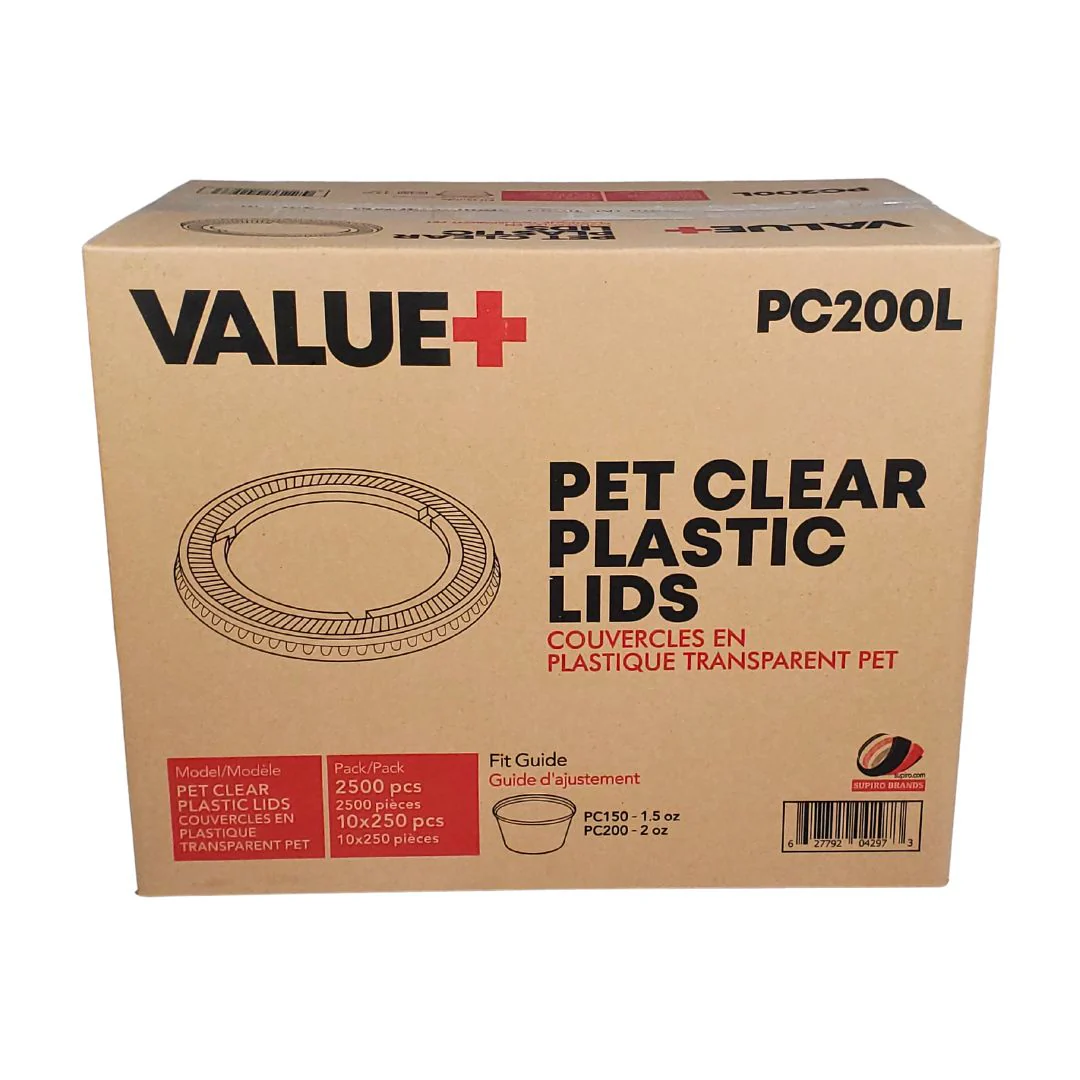 Value+ - 1.5oz - 2oz Portion Cup Lids - 62mm - PC200L - Image 9