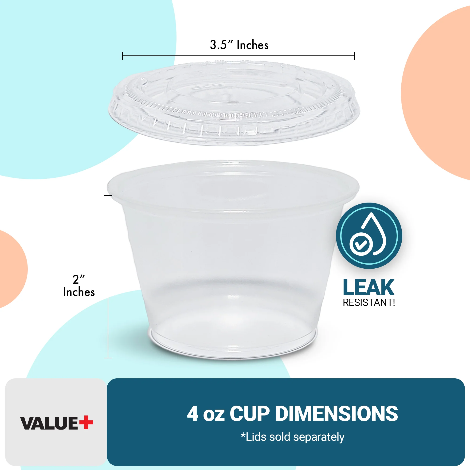Value+ - 4oz Portion Cups - P400N - Image 2