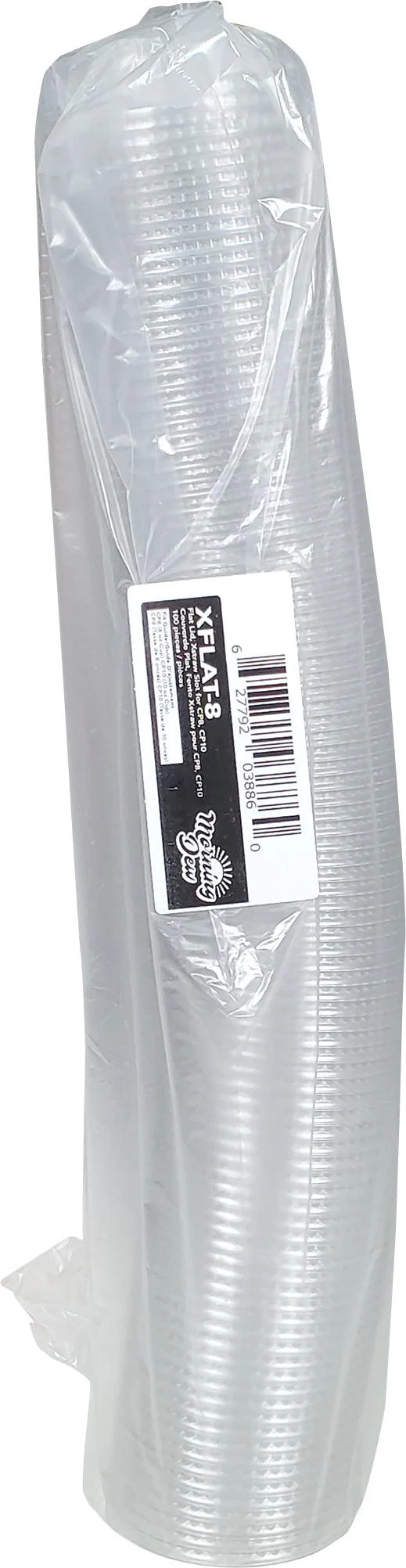 Morning Dew - Clear Flat Lid - 7-8-10oz XFLAT-8 - 78mm - Image 2