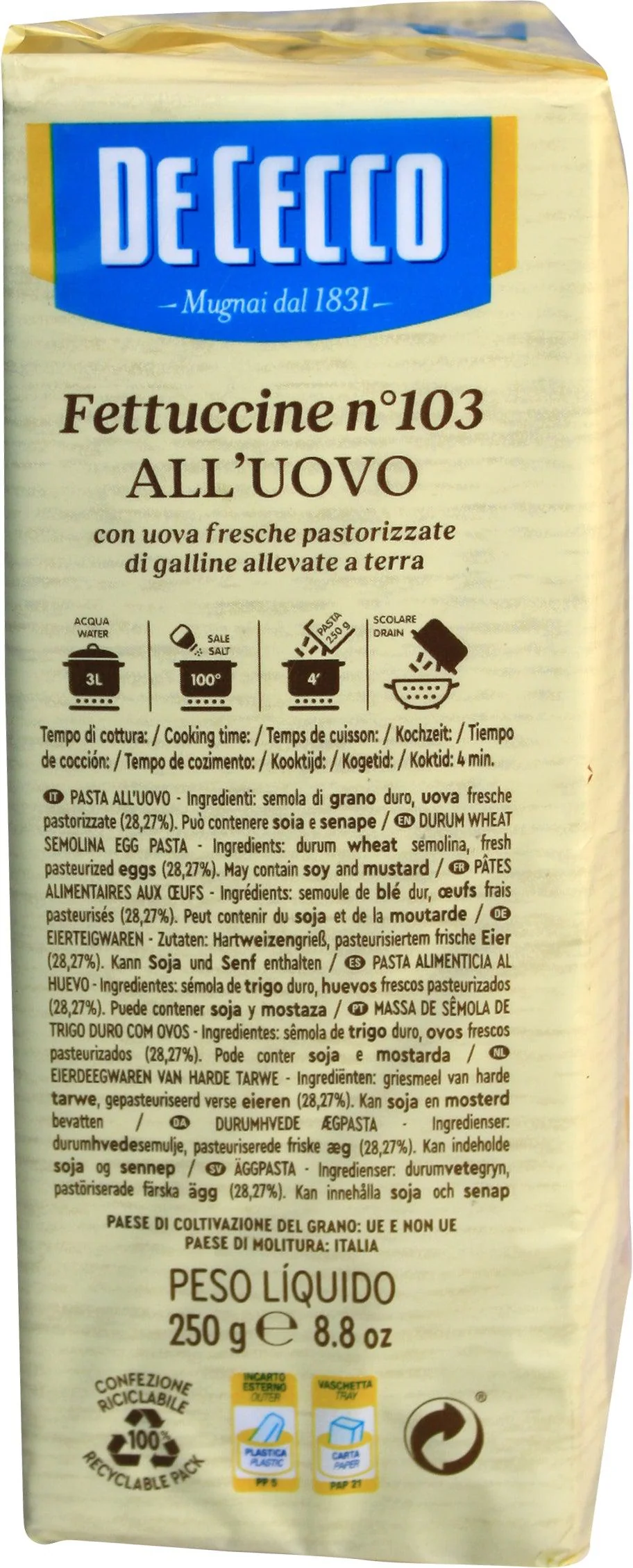 DeCecco - Fettuccine Egg Nest #103 - Image 4