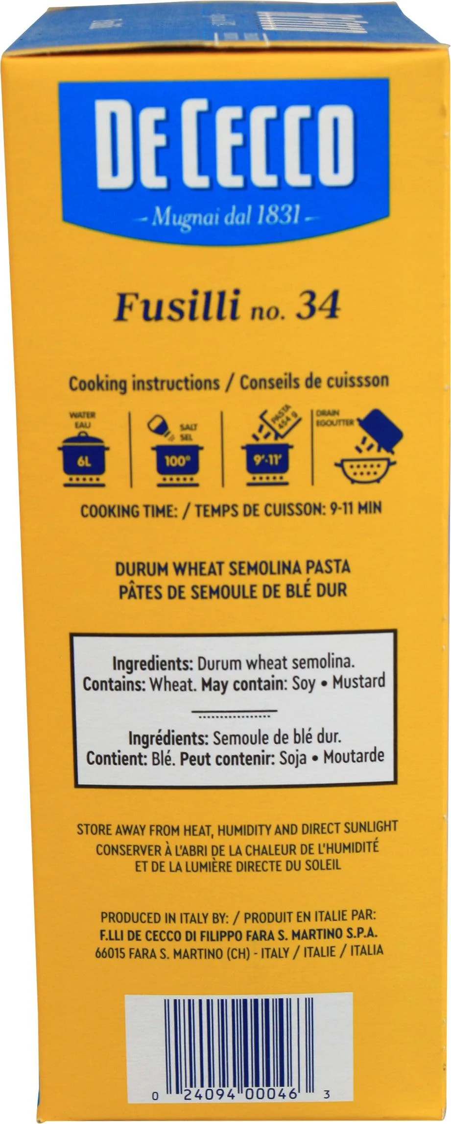 DeCecco - Pasta - Fusilli - #34 - Image 4