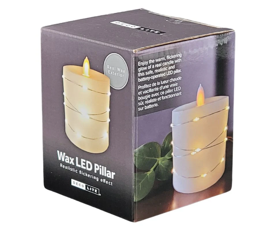 Deco Lite - LED Pillar w/Taper Top - 2.8"x3.9" - Image 4
