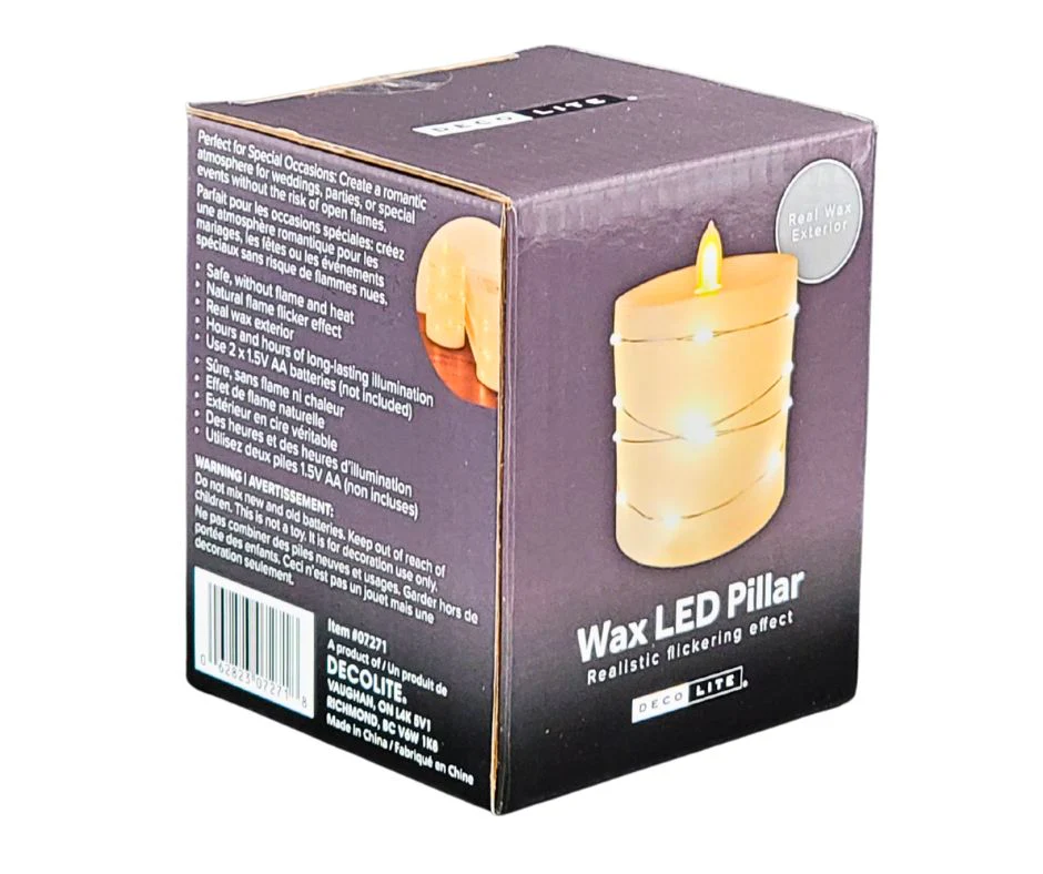 Deco Lite - LED Pillar w/Taper Top - 2.8"x3.9" - Image 6