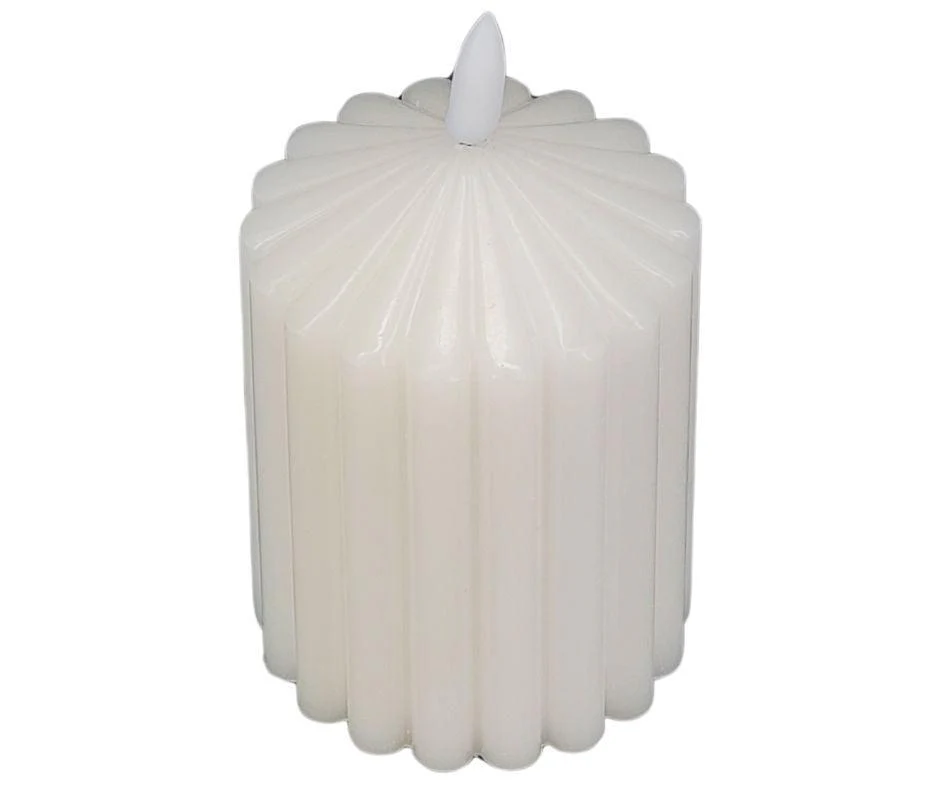 DecoLite - LED Pillar w/Taper Top - 2.8"x4.9" - Image 2
