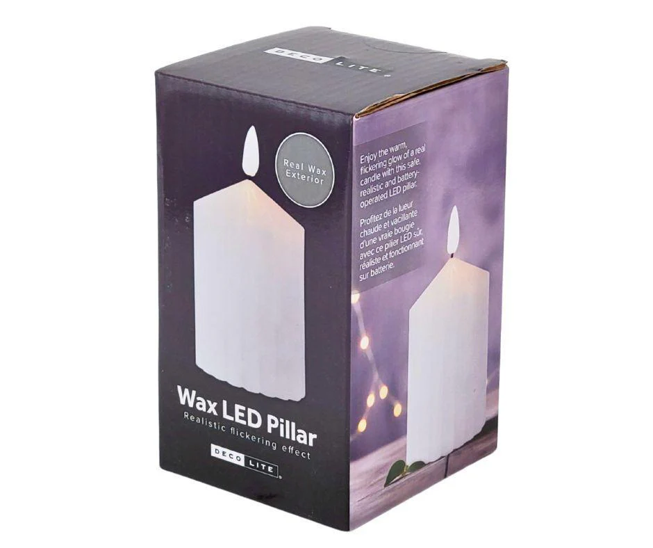 DecoLite - LED Pillar w/Taper Top - 2.8"x4.9" - Image 6
