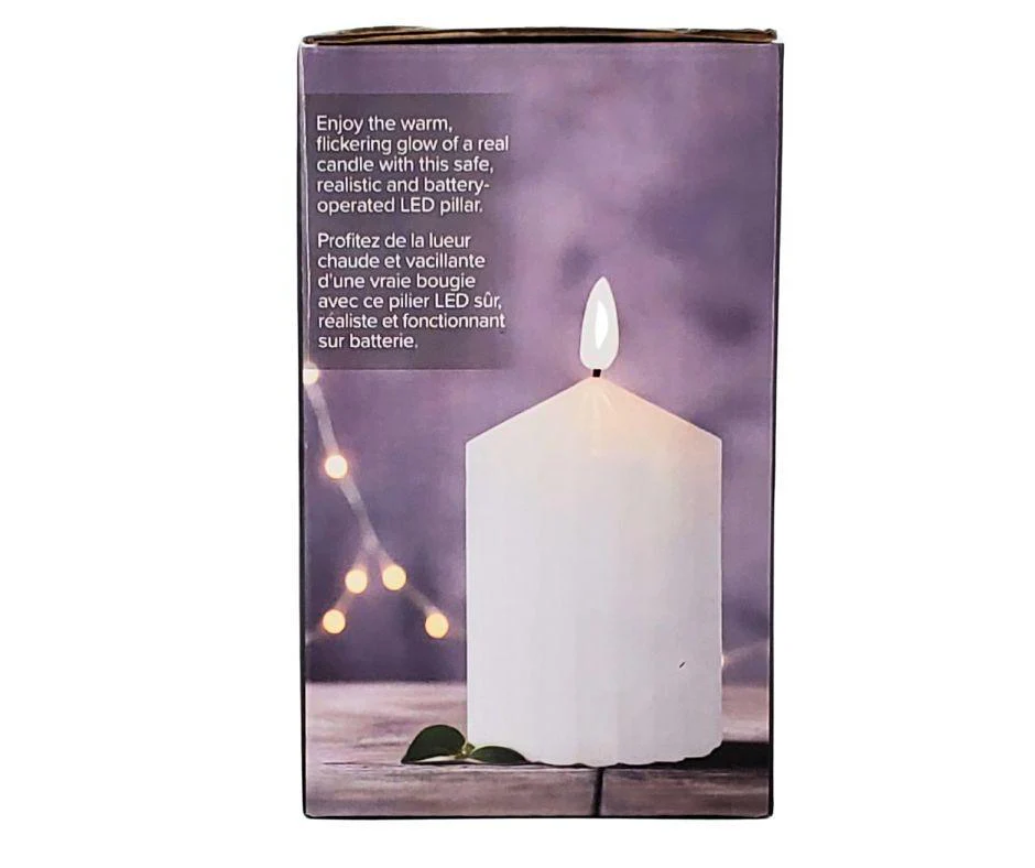 DecoLite - LED Pillar w/Taper Top - 2.8"x4.9" - Image 8