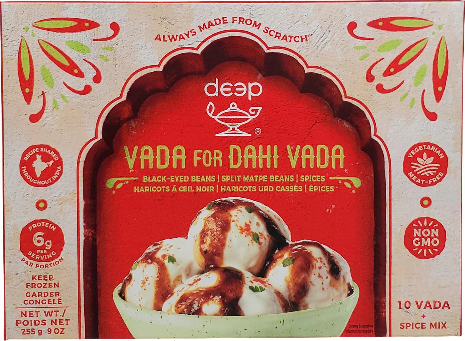 Deep - Dumpling (Vada) for Dahi Vada 10 pc - Image 2