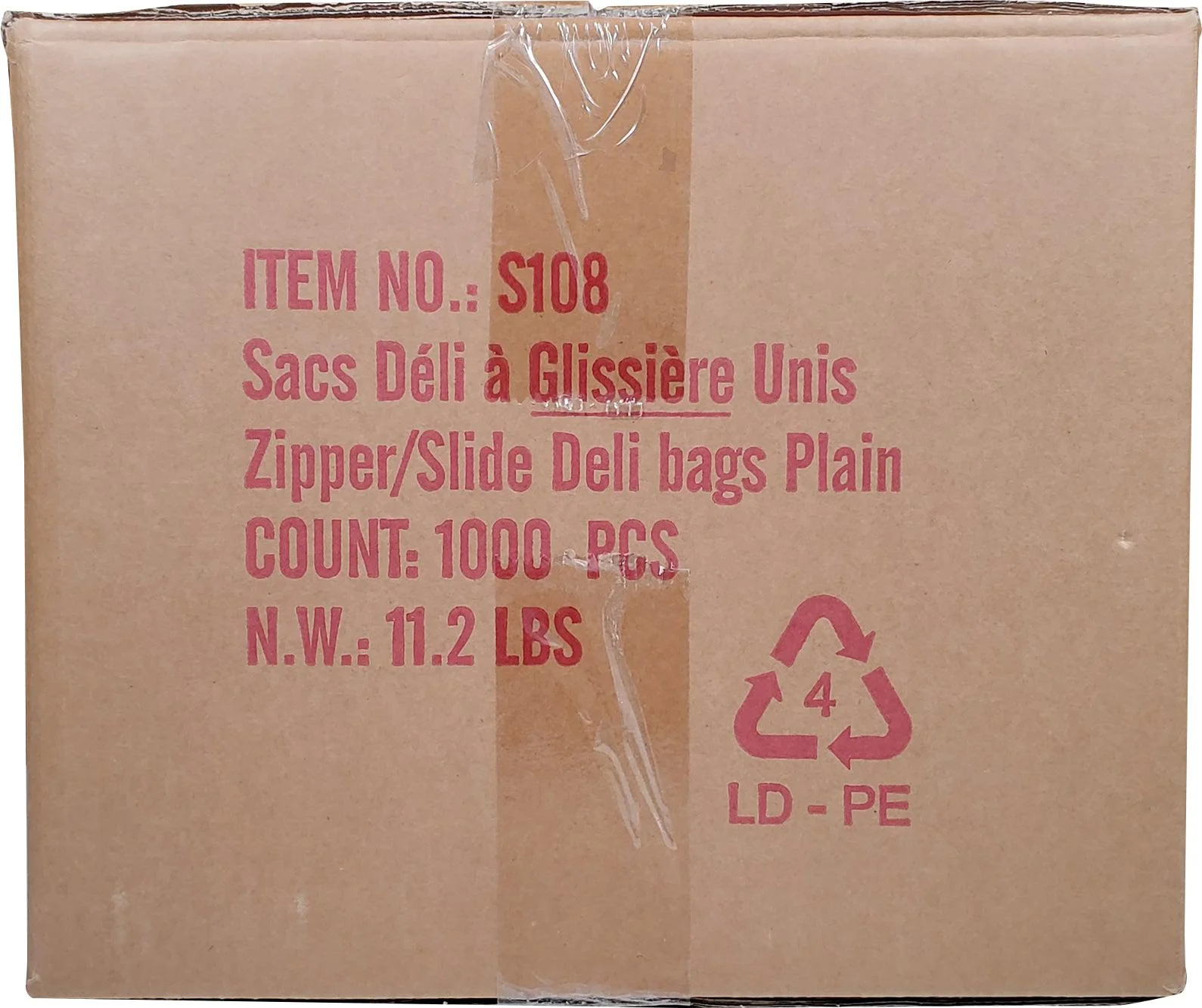 Deli Fresh - 10.5x8" Deli Bags - With Slider - Image 2