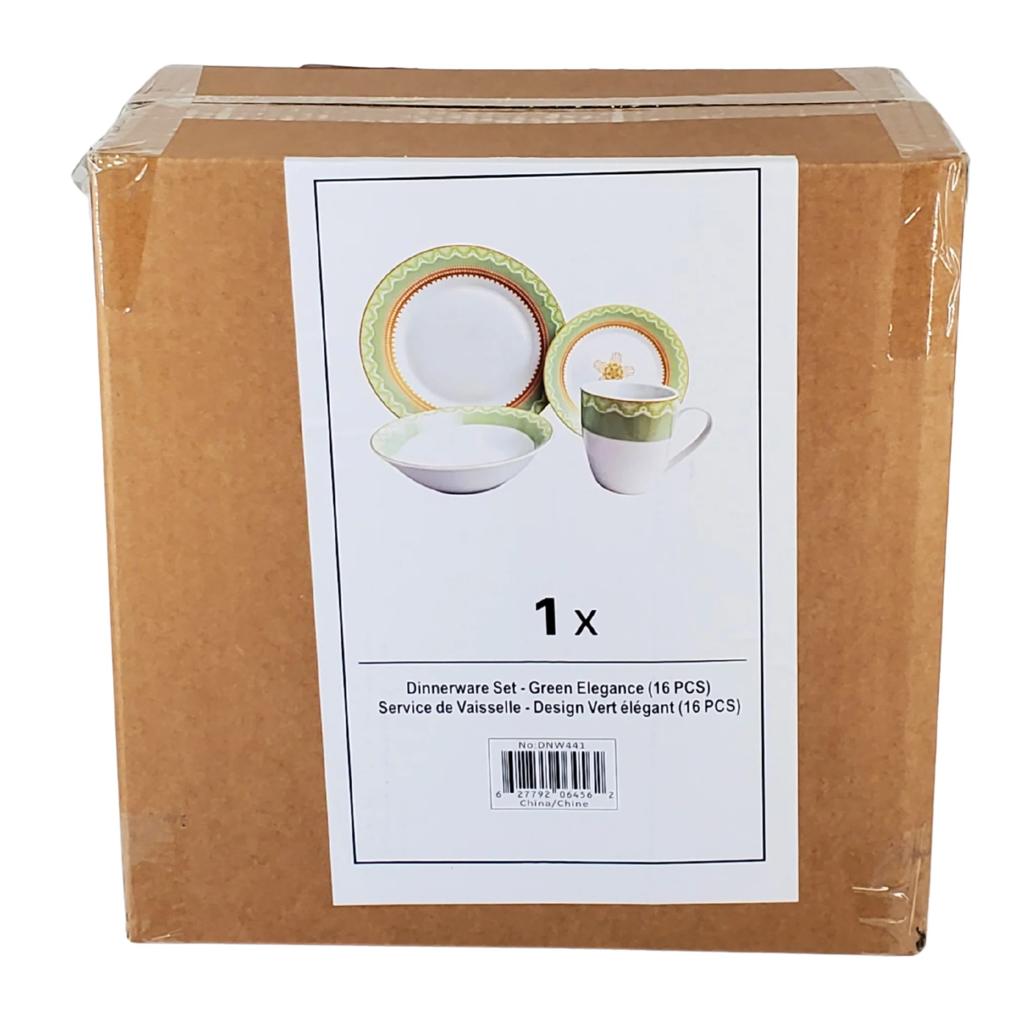 Dinnerware Set - Green Elegance (16 PCS) - Image 2