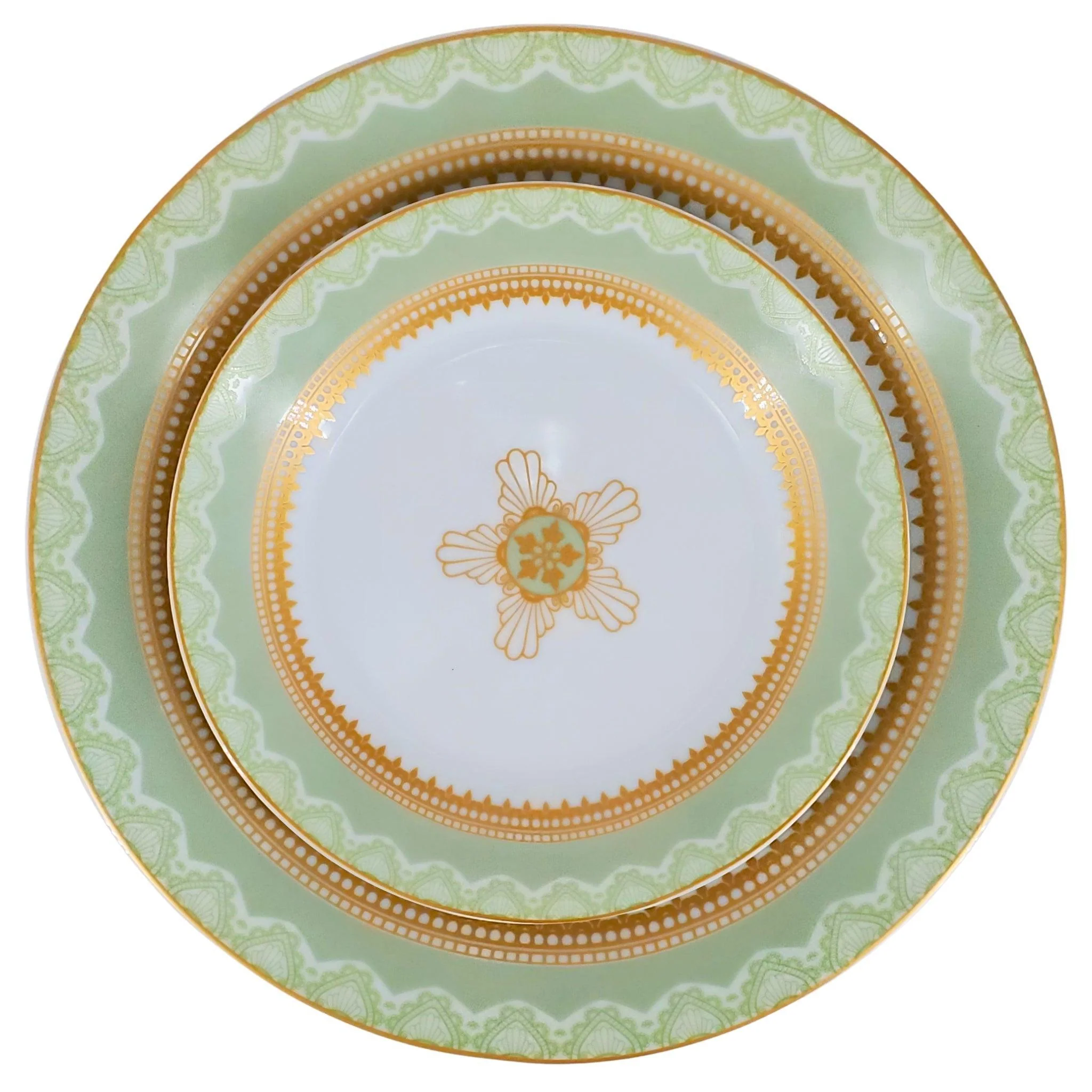 Dinnerware Set - Green Elegance (16 PCS) - Image 5