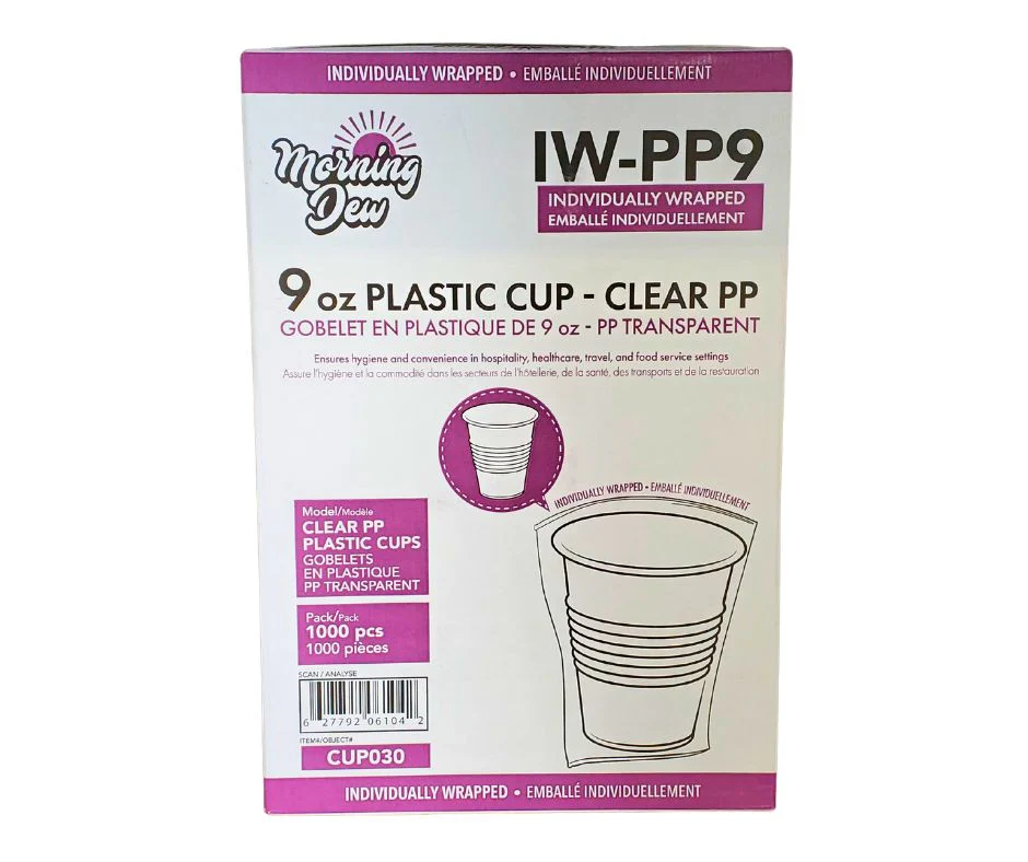 Morning Dew - 9oz Plastic Cups - PP9 - Individually Wrapped - Image 9