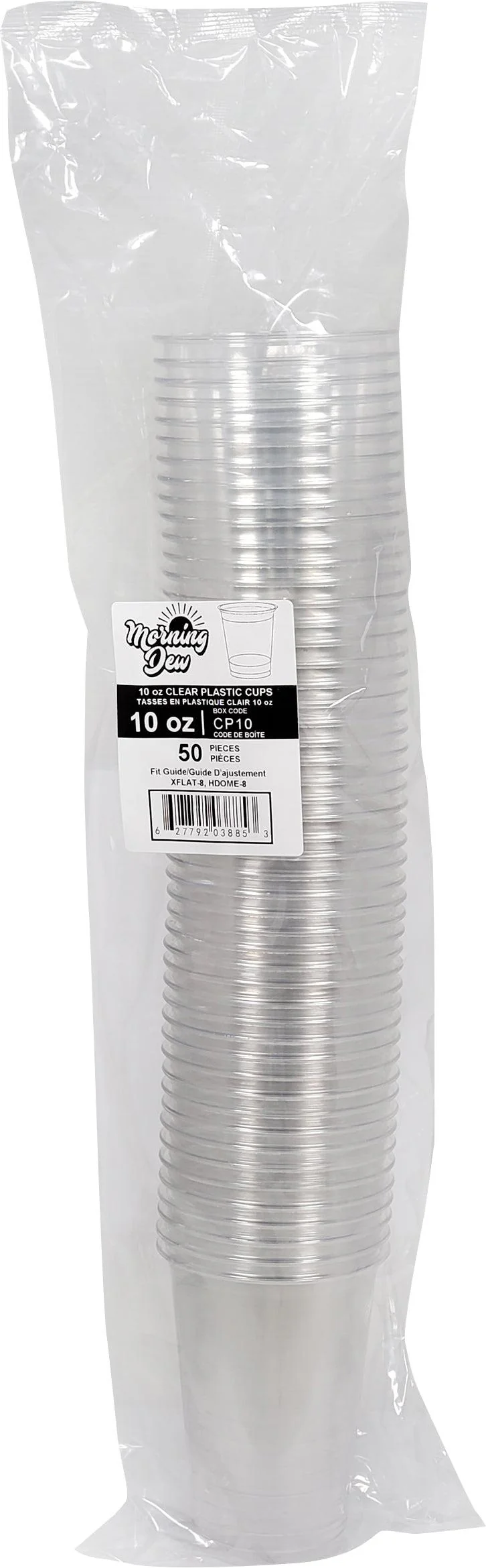 Morning Dew - 10oz Clear Pet Cup - 78mm - CP10 - Image 3