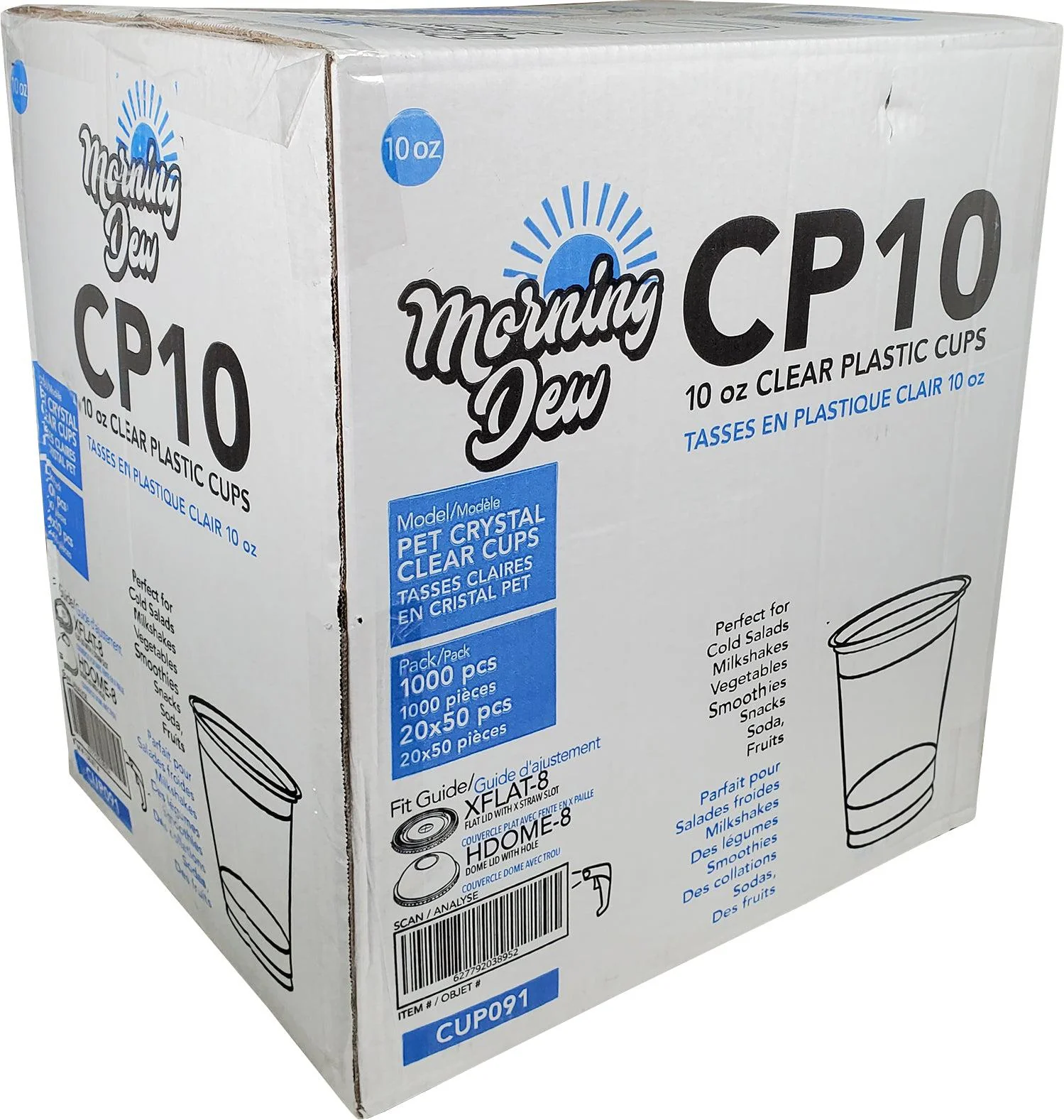 Morning Dew - 10oz Clear Pet Cup - 78mm - CP10 - Image 4