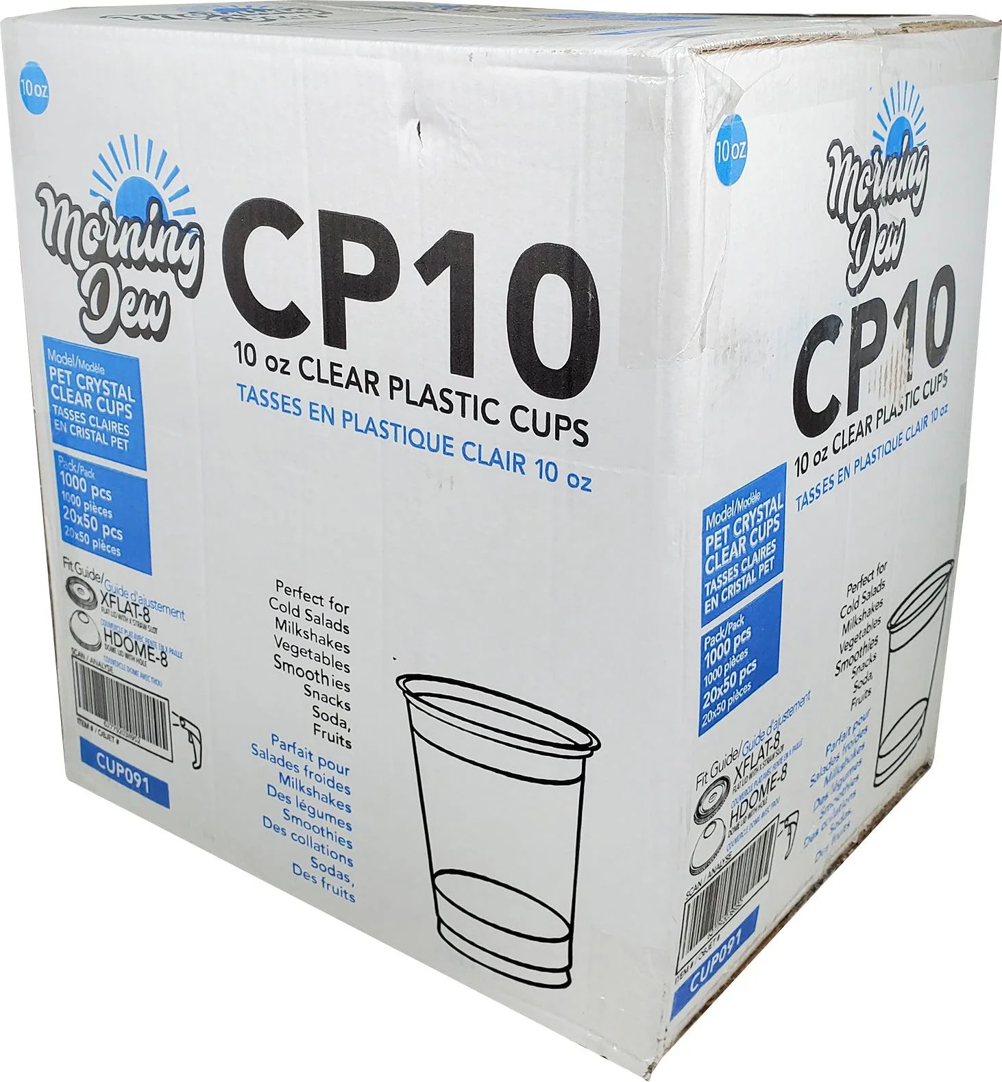 Morning Dew - 10oz Clear Pet Cup - 78mm - CP10 - Image 5