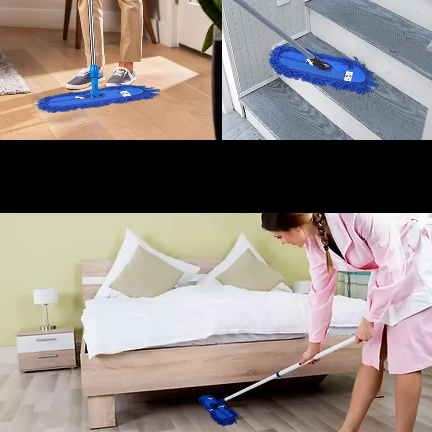 Spartano - 24" Dust Mop Head - Blue - Image 7