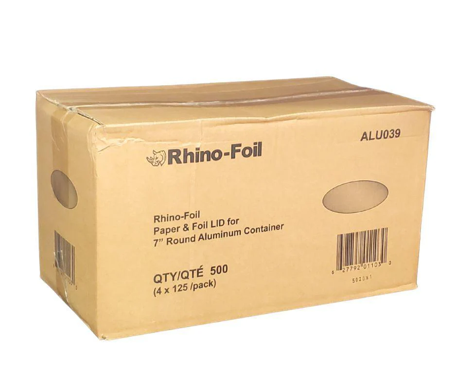 Rhino - 7" Paper Lid for Alum. Containers - Heavy - Image 4