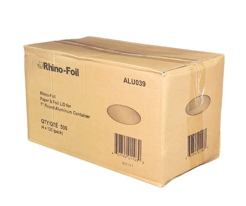Rhino - 7" Paper Lid for Alum. Containers - Heavy - Image 5