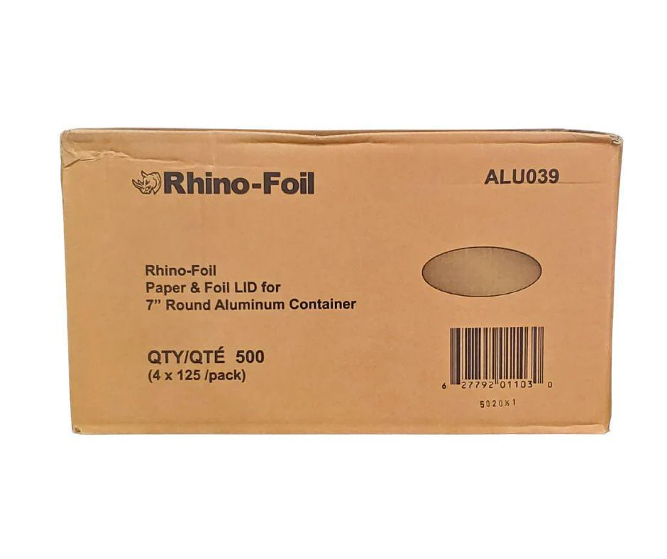 Rhino - 7" Paper Lid for Alum. Containers - Heavy - Image 6