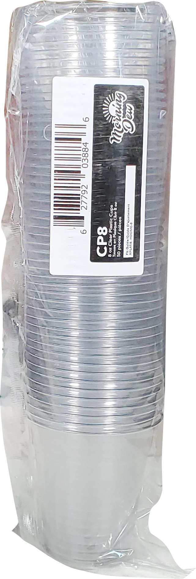 Morning Dew - 8oz Clear Pet Cup - 78mm - CP8 - Image 4