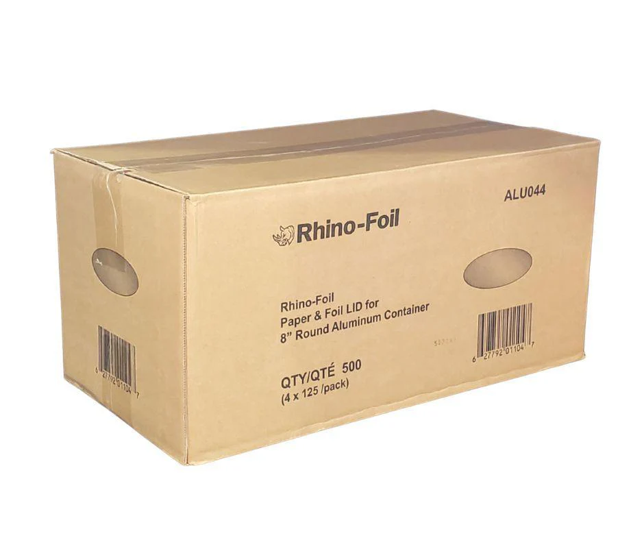 Rhino - 8" Paper Lids - Heavy Duty - Aluminium Containers - Image 4