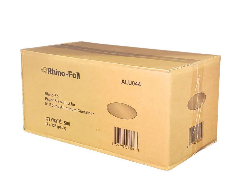 Rhino - 8" Paper Lids - Heavy Duty - Aluminium Containers - Image 5