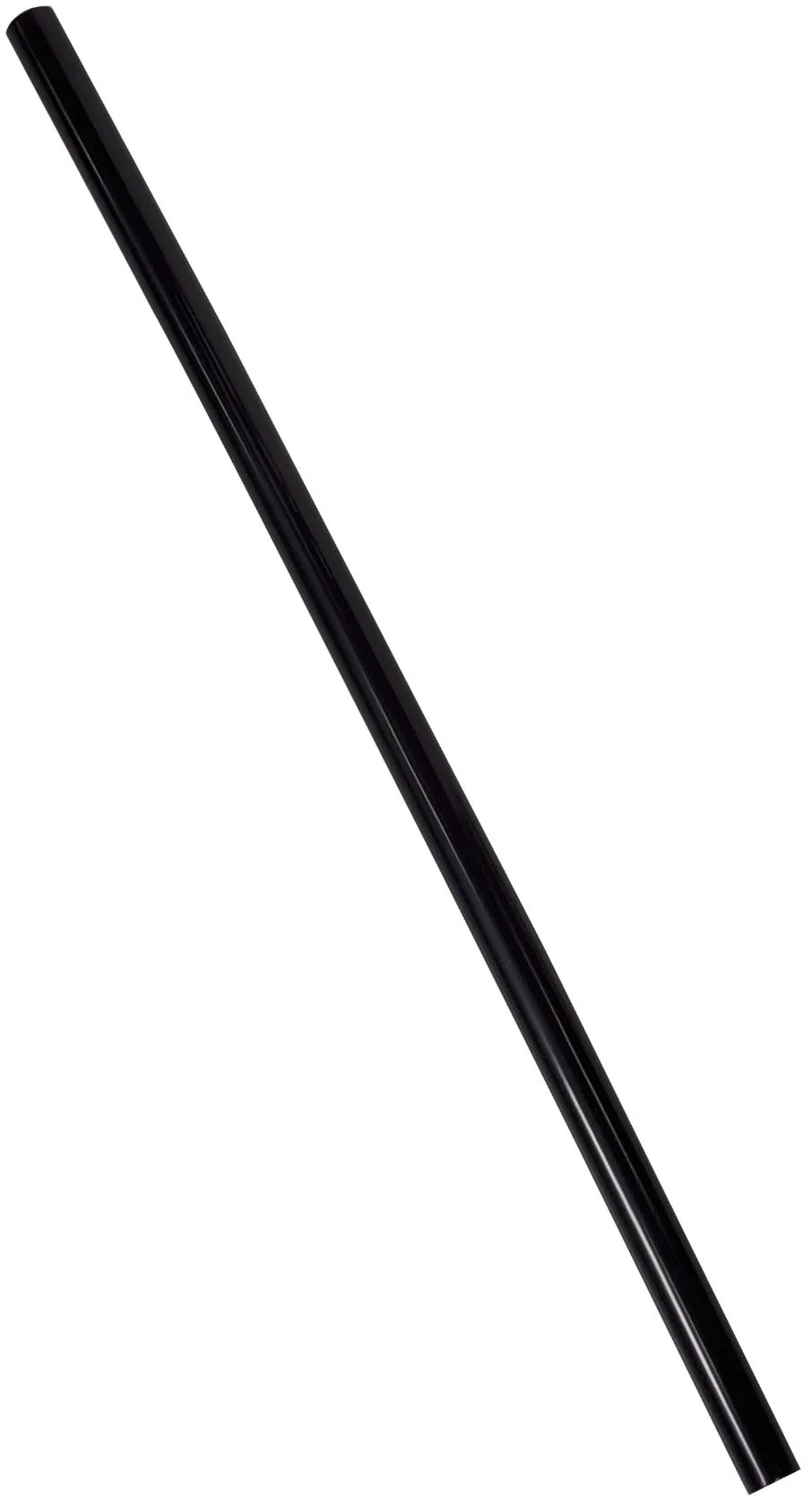 Value+ - 8'' White Plastic Straws - JUMBO - 8mm - Image 2