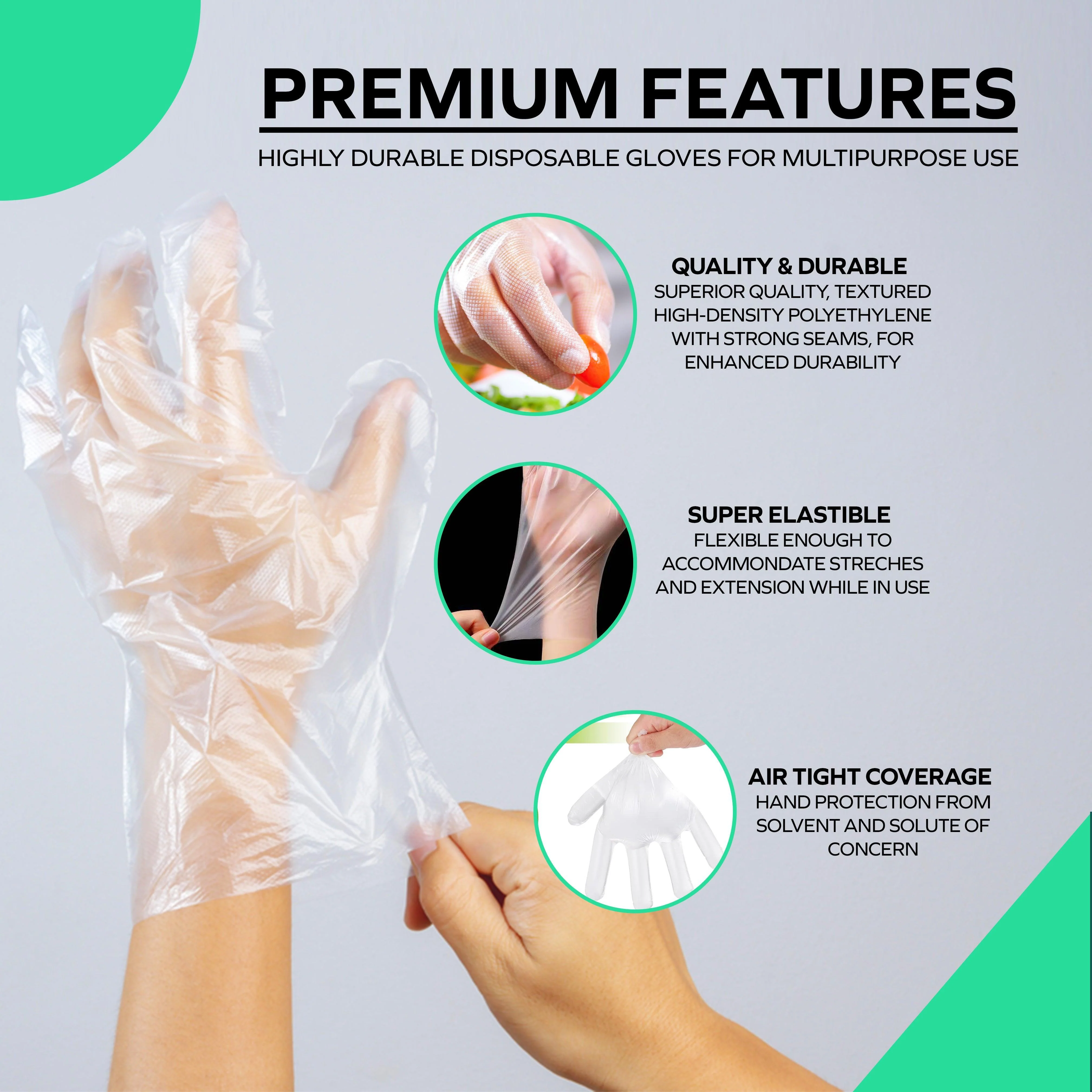 Rhino - DC2 - Clear Deli Gloves - Large - 200L - Image 5