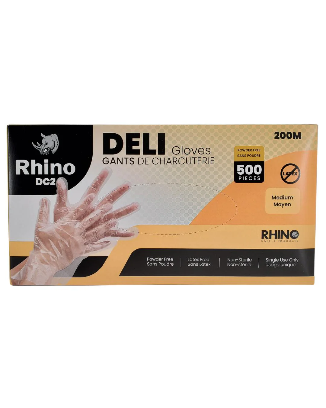 Rhino - DC2 - Clear Deli Gloves - Medium - 200M - Image 9
