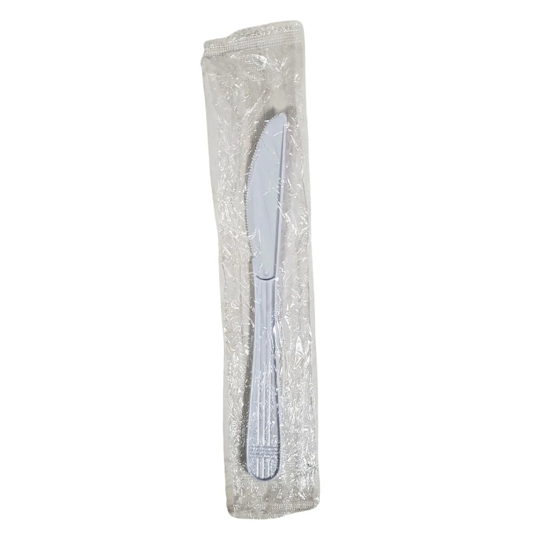 Value+ - Heavy - Plastic Knives - White - Ind. Wrapped - WP2002 - Image 3