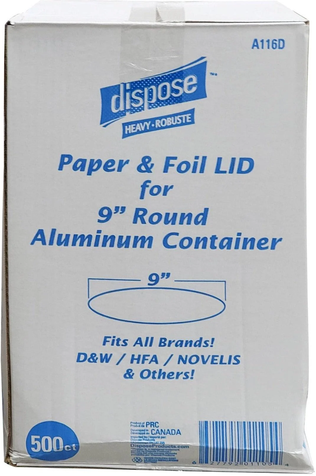 Rhino - Paper Lids for 9" Aluminium Containers - Heavy - Image 2