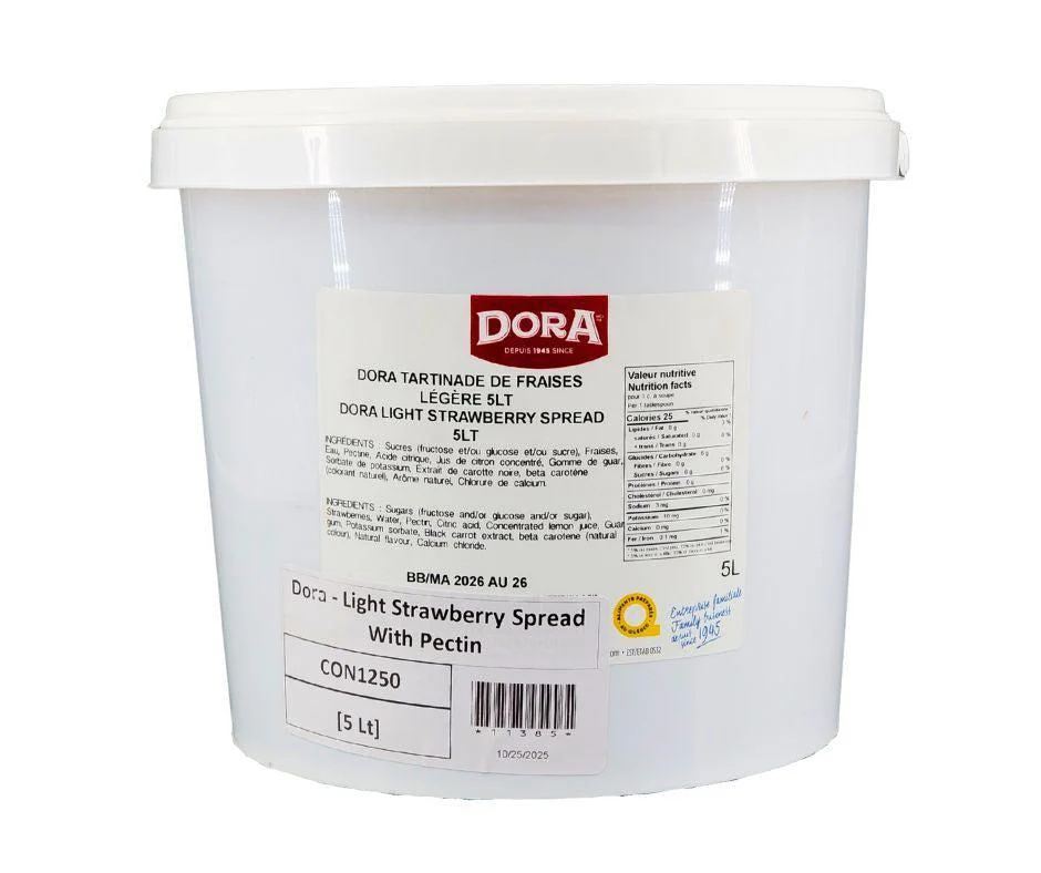 Dora - Light Strawberry Spread With Pectin - Image 2