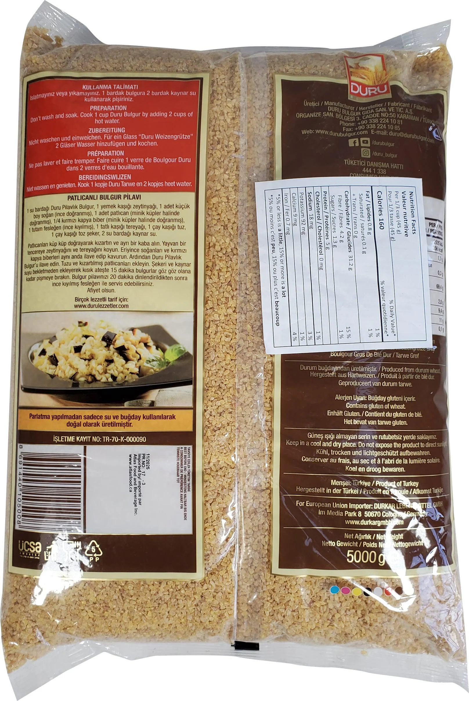Duru - Boulgur - Coarse - 5kg - Image 2