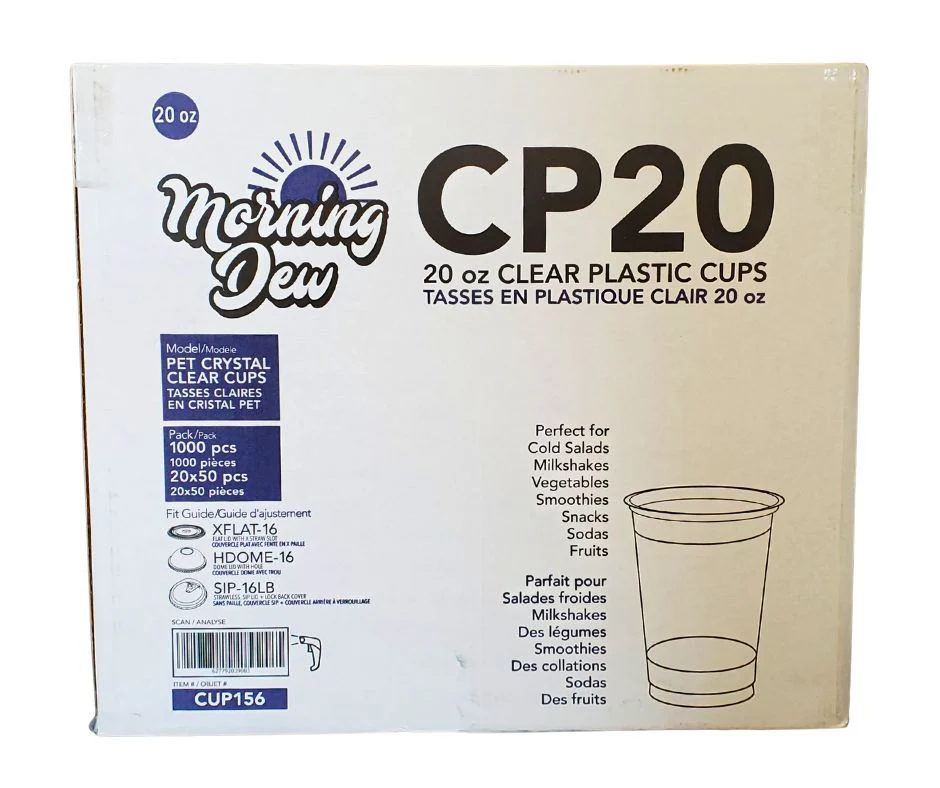 Morning Dew - 20oz Clear Pet Cup - 98mm - CP20 - Image 3