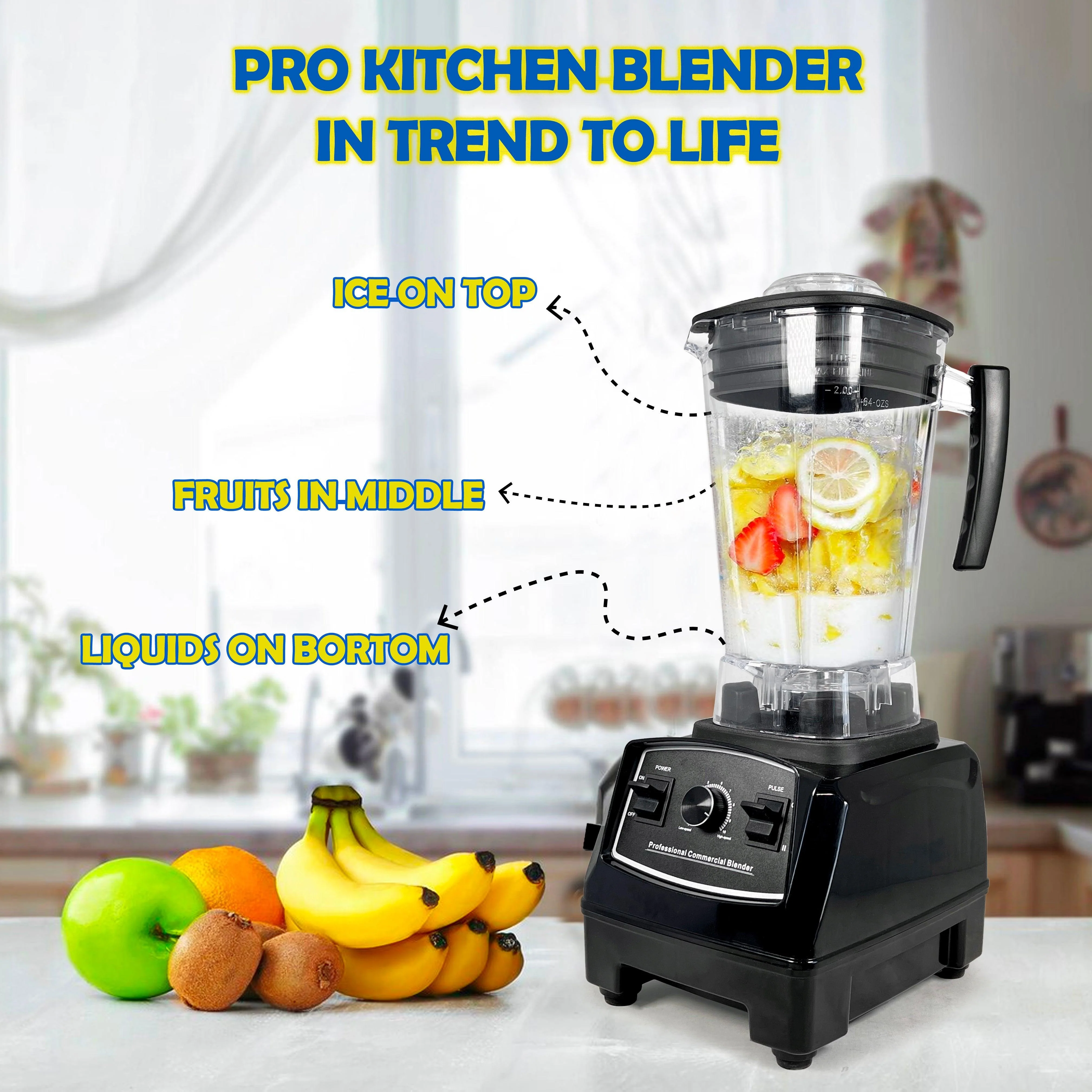 Pro-Kitchen - Commercial Blender 2L - 1800W - 120V - Image 4