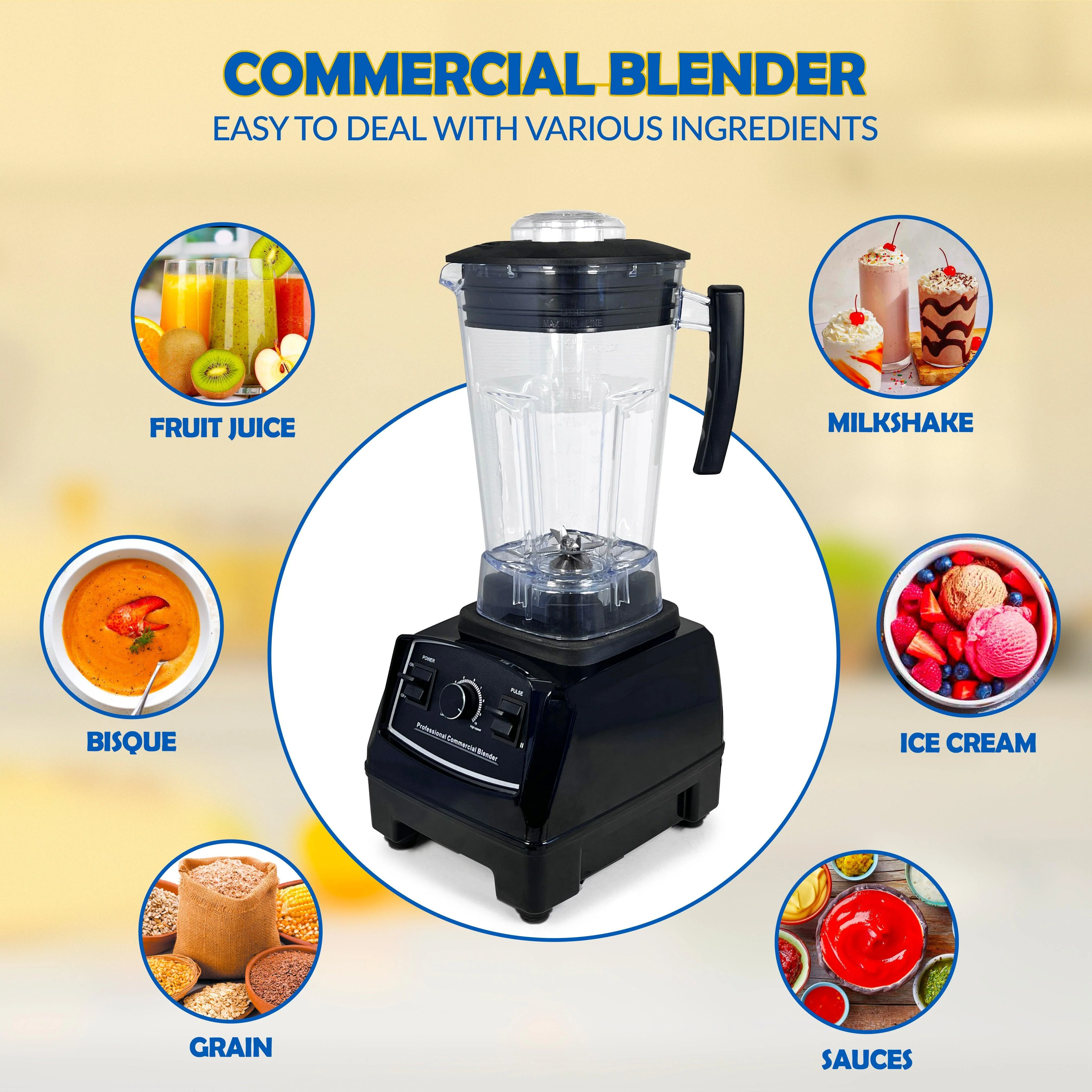 Pro-Kitchen - Commercial Blender 2L - 1800W - 120V - Image 7