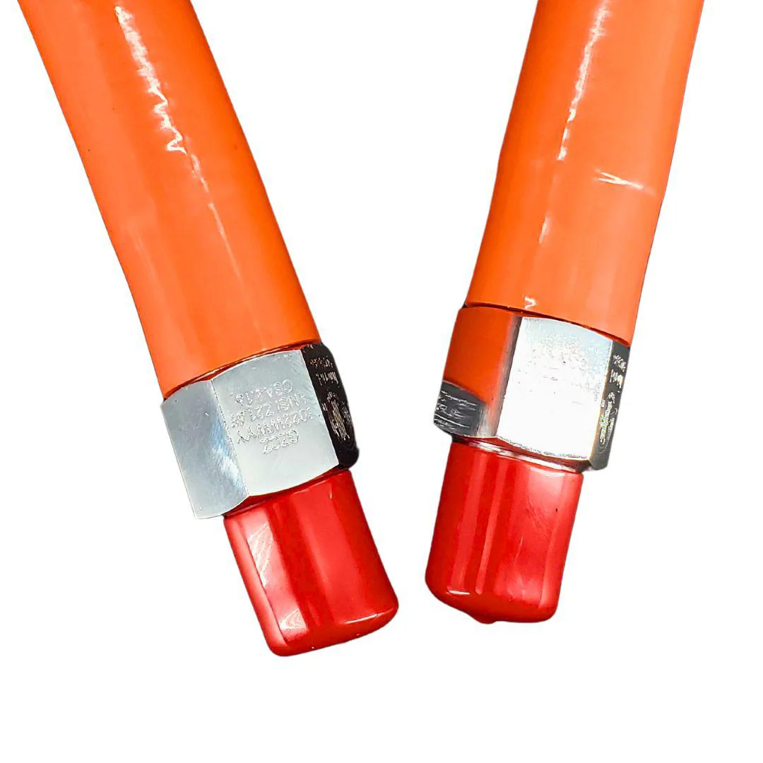 3/4" x 48" Gas Hose, S/S Braided PVC Coated GHM-034H48 - Image 2