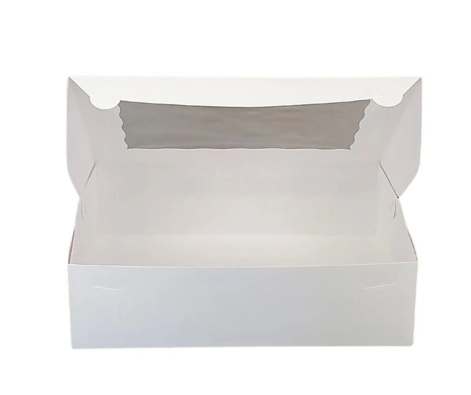 EB - 14 x 10 x 4 - 12 Cupcake Box with Window - White - 5284A - Image 10