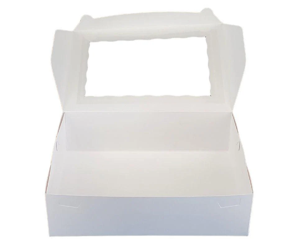 EB - 14 x 10 x 4 - 12 Cupcake Box with Window - White - 5284A - Image 11