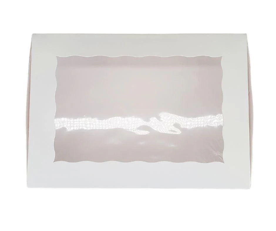 EB - 14 x 10 x 4 - 12 Cupcake Box with Window - White - 5284A - Image 6