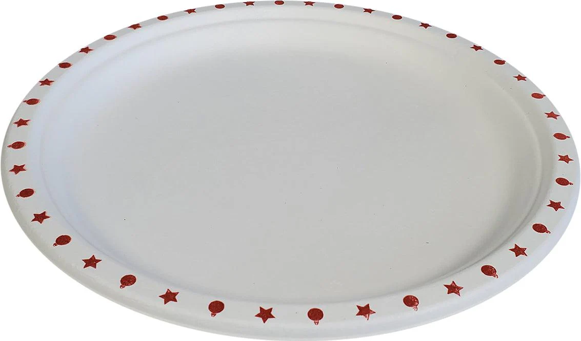 Eco-Craze - 10" Printed Round Plate - Bagasse - Image 4