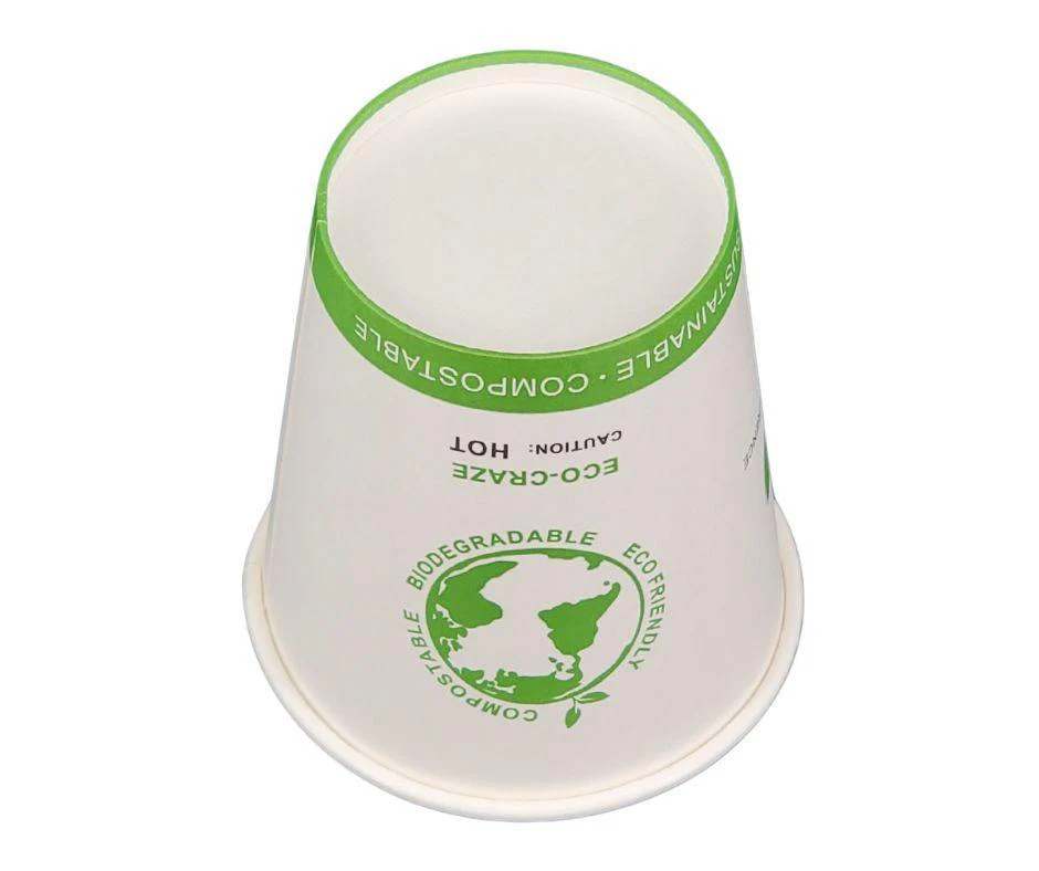 Eco-Craze - 10oz PLA Single Wall Hot Paper Cup - Image 5